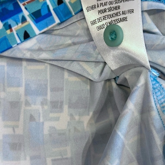 Robert Graham Tequila Sunrise Short Sleeve Performance Golf Polo Blue Mens Small - Picture 9 of 10